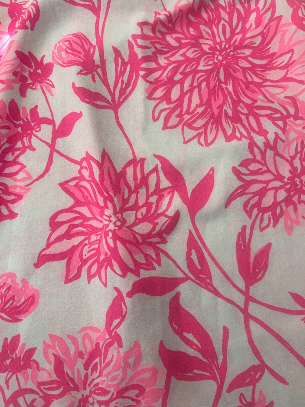 Lilly Pulitzer White and Hot Pink Floral Sundress - Picture 3 of 3